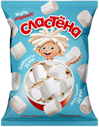 Жевательный зефир "Сластена", Ваниль, 150 г.